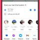 Google Maps location sharing screenshot